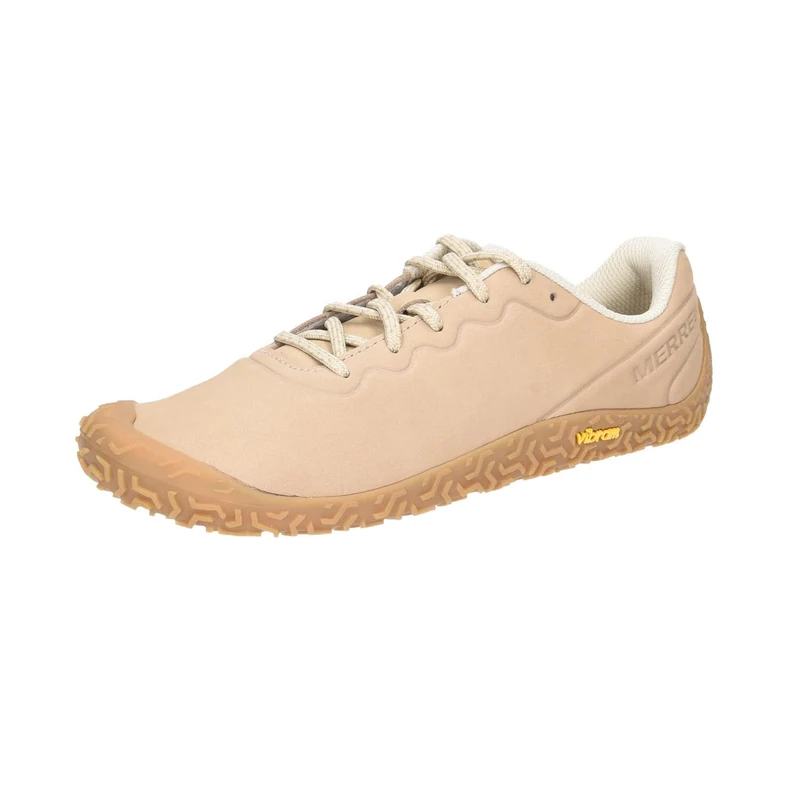 Merrell Women's Vapor Glove 6 Leather Barefoot Casual Shoe, Khaki, 6.5 UK