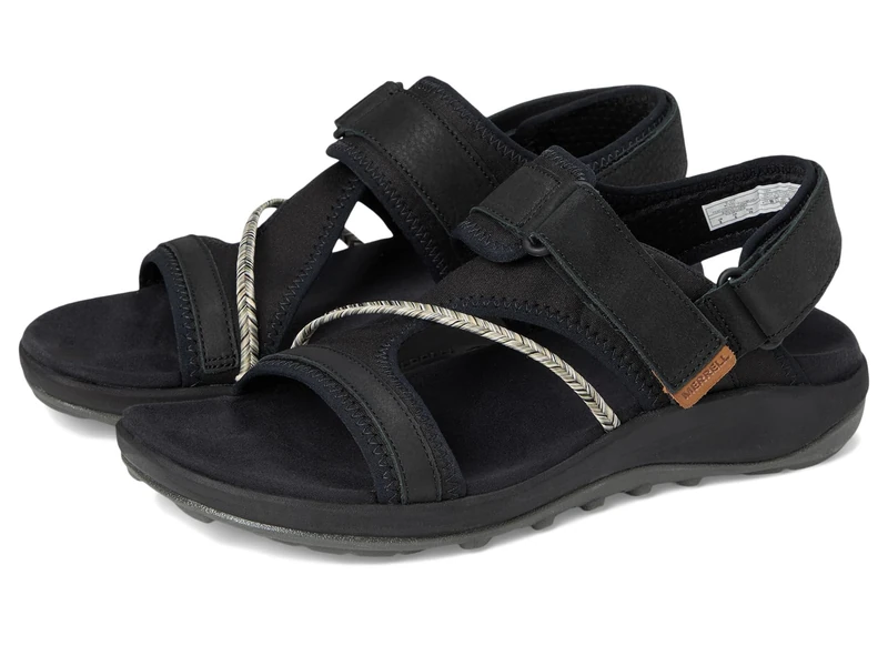 Merrell Women's Terran 4 Backstrap Sandal, Black, 4 UK
