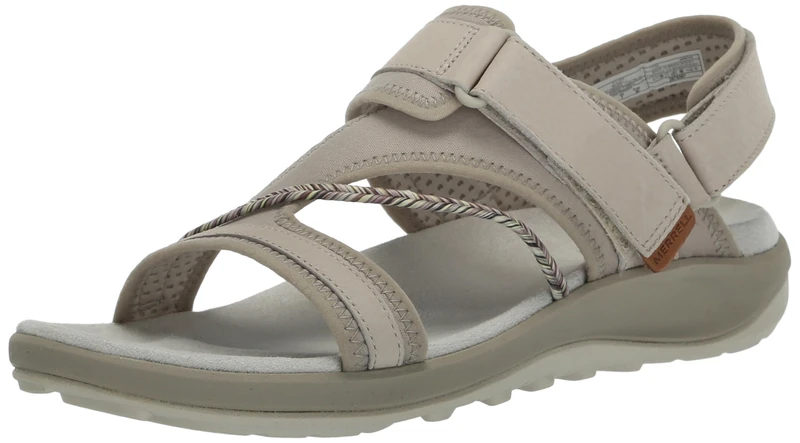 Merrell Women's Terran 4 Backstrap Sandal, Silver, 8 UK