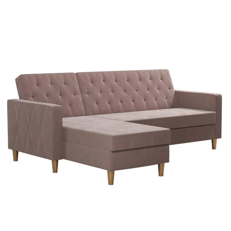 DHP Furniture Liberty Sofabed, Pink