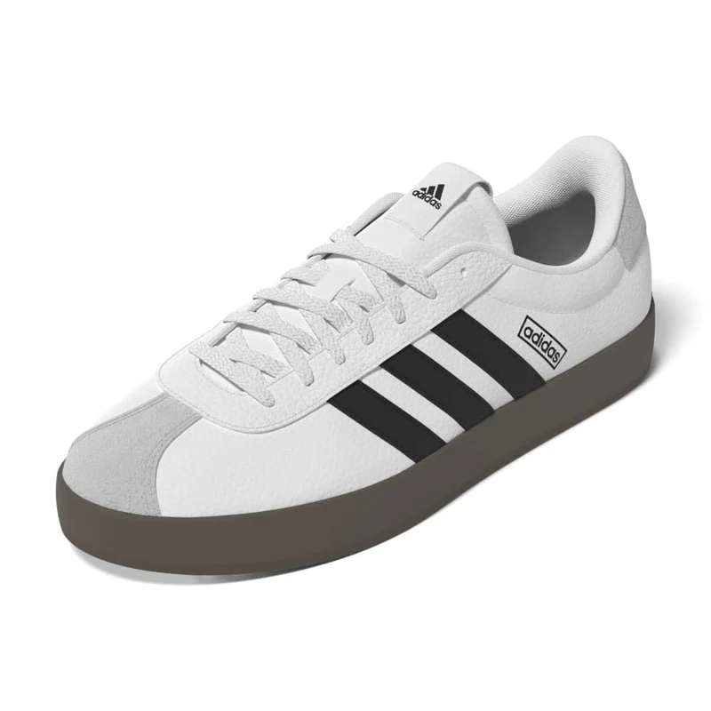 adidas VL Court 3.0 Shoes - Cloud White/Core Black, Size 6 UK