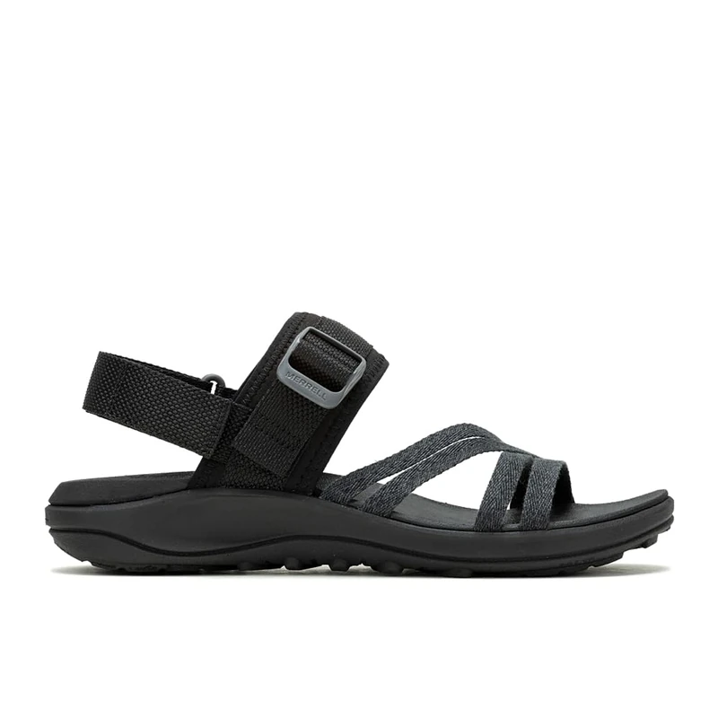 Merrell Women's District 4 Backstrap Sandal, Black, 3 UK