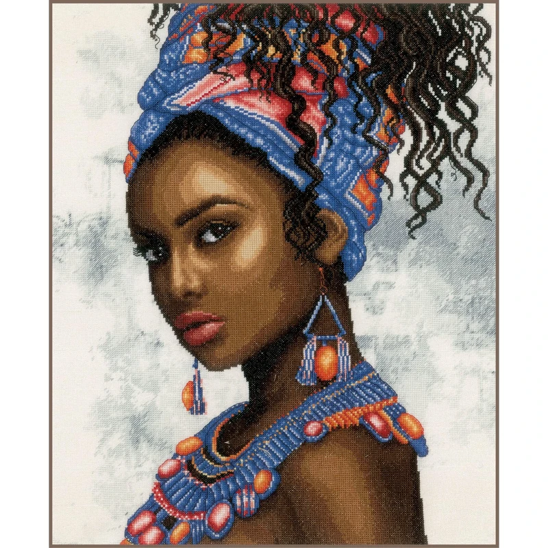 Lanarte Counted Head Scarf Cross Stitch Kit