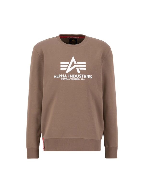 Alpha Industries Basic Sweater Sweatshirt for Men Taupe