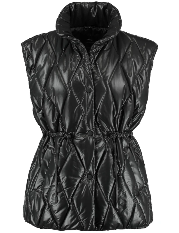TAIFUN Women's 440400-11707 Vest, Schwarz, 20