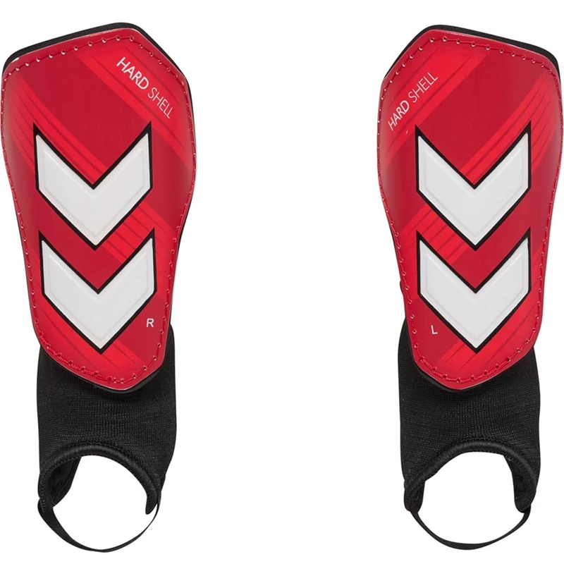 Hummel Shin Guards Senior Red/white XS