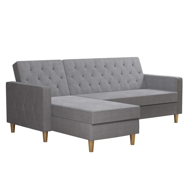 DHP Furniture Liberty Sofabed, Grey