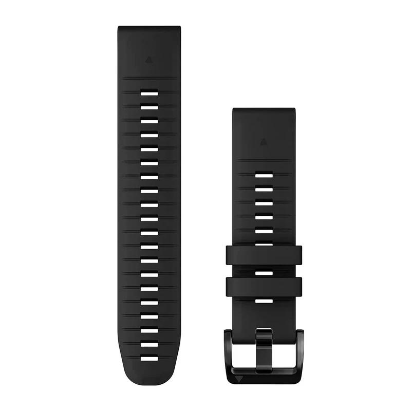 Garmin QuickFit Watch Bands (22mm), suitable for selected fēnix-, epix-, Descent-, D2-, Instinct-, Forerunner- and Approach series smartwatches, Original accessory, Silicone, Black