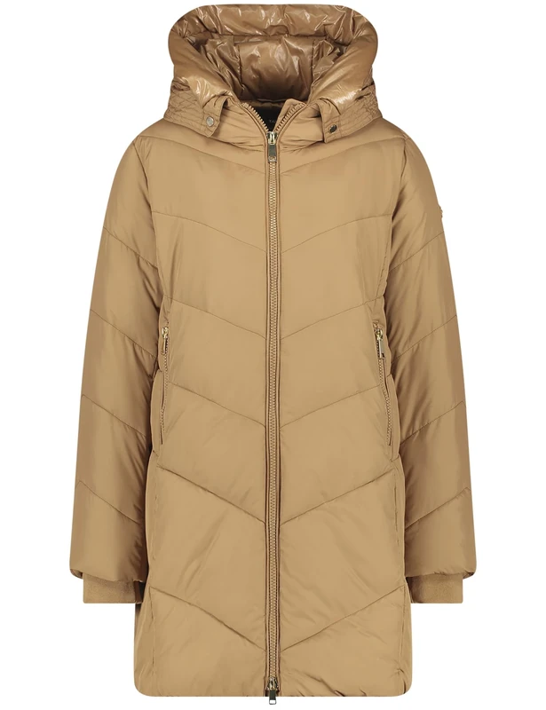 TAIFUN Women's 450418-11722 Coat, Warm Maroon, 20