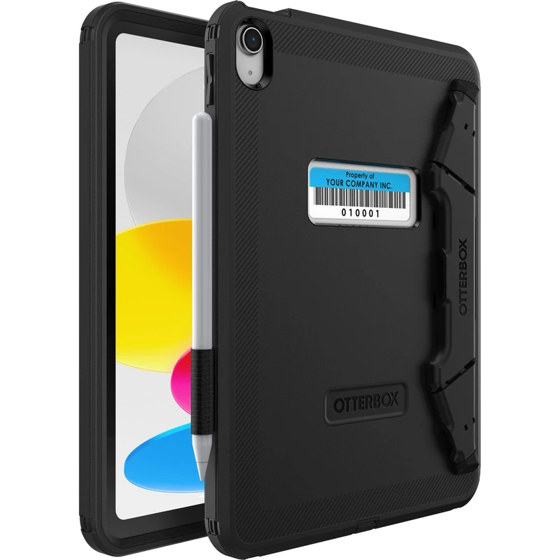 OtterBox Defender Kickstand Case for iPad (A16) 11th/10th Generation, Black