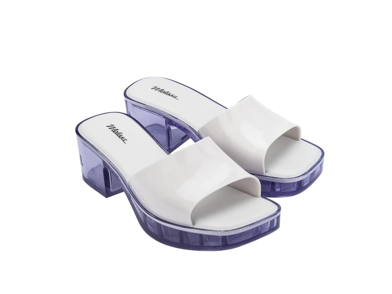 Melissa Shape AD, Mule, Blanco,