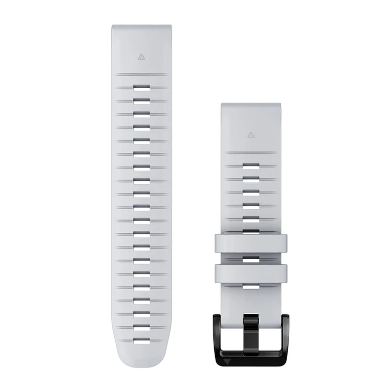 Garmin QuickFit Watch Bands (22mm), suitable for selected fēnix-, epix-, Descent-, D2-, Instinct-, Forerunner- and Approach series smartwatches, Original accessory, Silicone, Whitestone