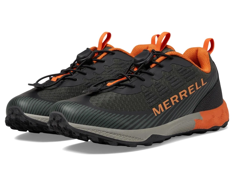 Merrell Agility Peak Kid's,Olive/Black/Orange 10 UK