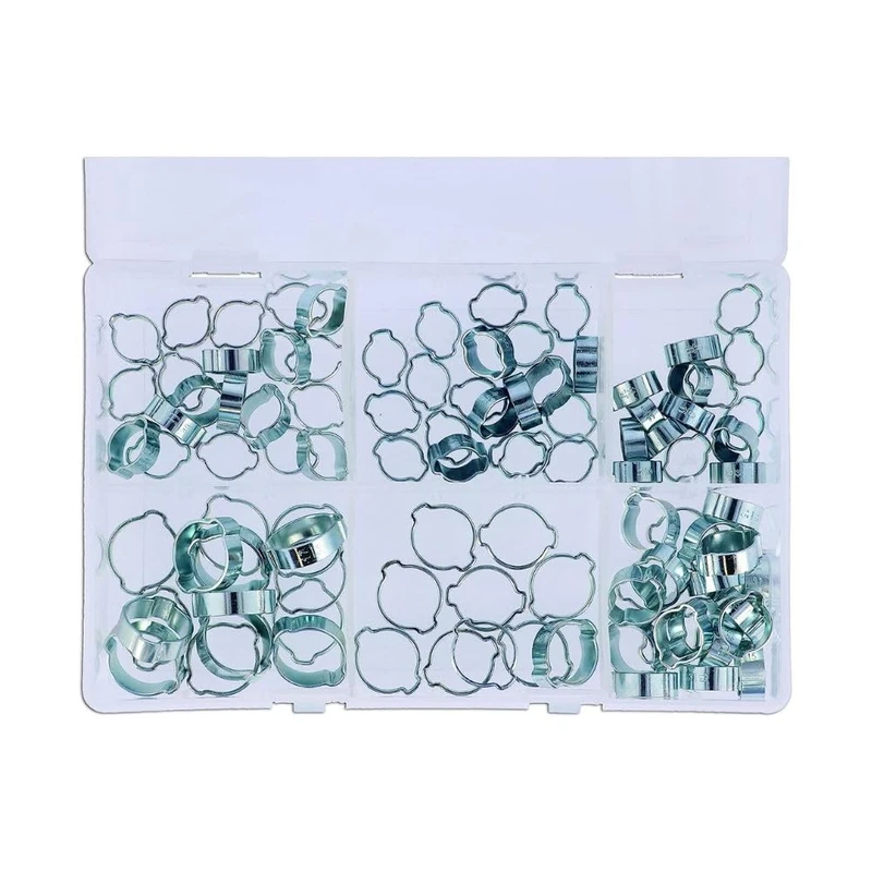 Connect 37691 Double Ear “O” Clip Box set – 8 to 20mm;100pc