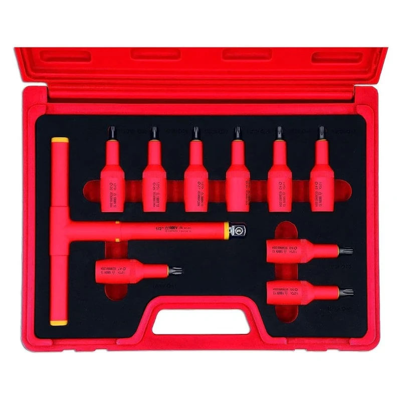 Laser 8560 Insulated Star Bit Set 1/2"D 10pc