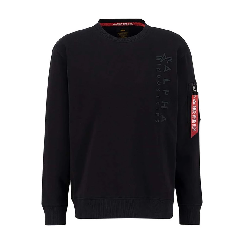 Alpha Industries EMB Sweater Sweatshirt for Men Black