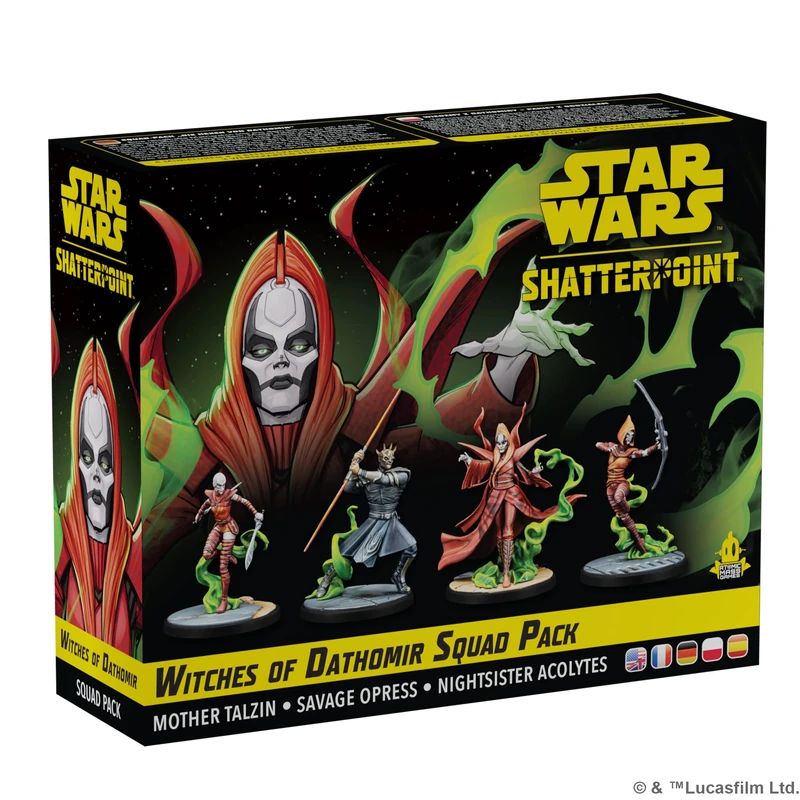 Atomic Mass Games | Star Wars Shatterpoint: Witches of Dathomir Squad Pack | Tabletop Miniatures Game | Ages 14+ | 2 Players | 90 Minutes Playing Time