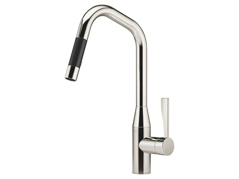 Dornbracht Single Lever Mixer Pull-Down with Spray Function SYNC 33875895 Platinum - Image 1