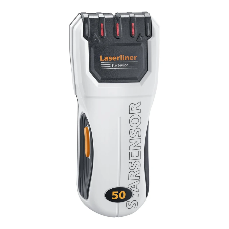 Laserliner Ortungsgerät StarSensor 50 080,976A Ortungstiefe (MAX,) 40 mm Geeignet für Holz, spannungsführende Leitungen, eisenhaltiges Metall (080,976A) Brand
