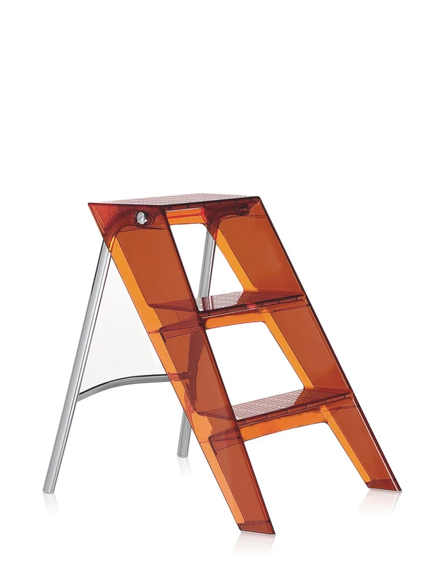 Kartell Upper, Ladder, H 60 cm, Amber