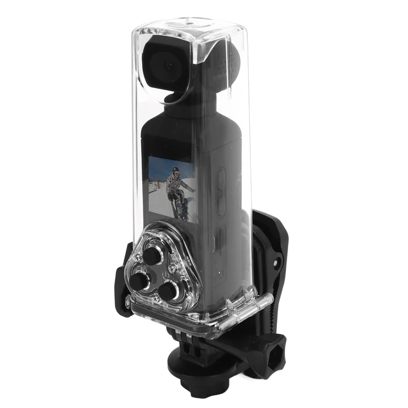 Handheld Gimbal Integrated Camera, 30m Waterproof Action Camera with Rotatable Stand, Support 270 Degree Rotation, for Video Vlog Streamlabs