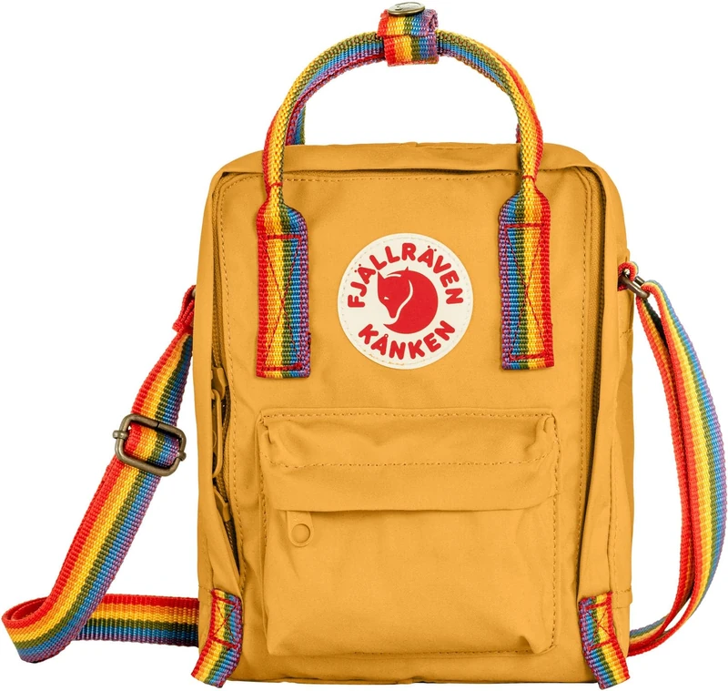 Fjallraven 23623-160-907 Kånken Rainbow Sling Sports backpack Unisex Ochre-Rainbow Pattern Size UNI