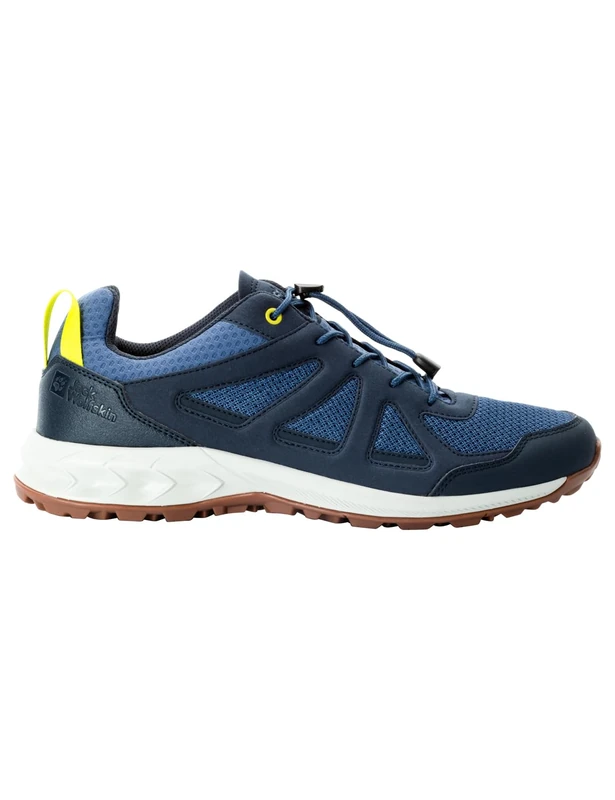 Jack Wolfskin Men's Woodland 2 Vent Low M Walking Shoe, Night Blue, 10.5 UK