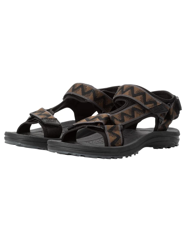 Jack Wolfskin Men's Wave Breaker M Sandals, tobacco, 13.5 UK