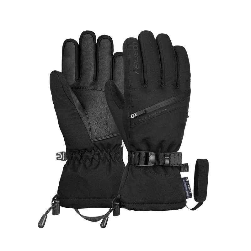 Reusch Demi R-TEX XT Extra Warm, Waterproof, Windproof and Breathable Winter Gloves, Finger Gloves, Snow Gloves, Ski Gloves for Women, Black, 8