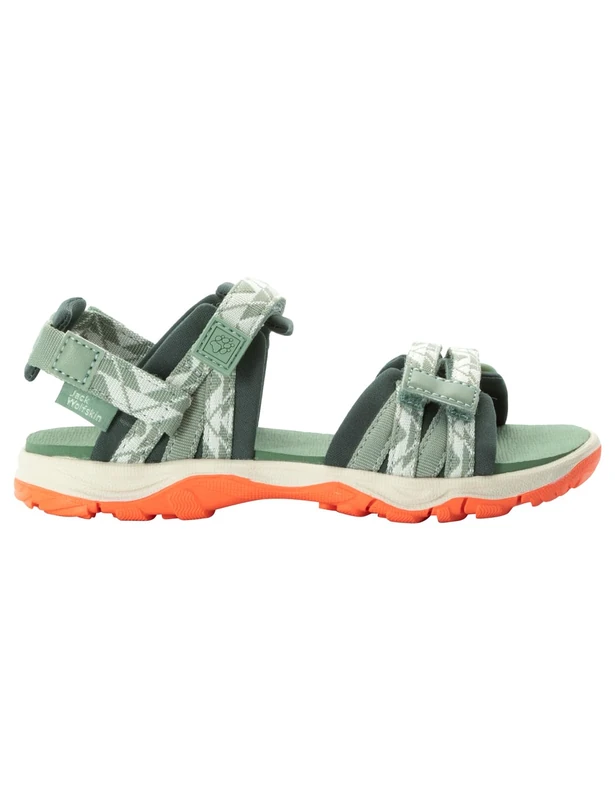 Jack Wolfskin Unisex Children's Sandals, mint leaf, 12 UK