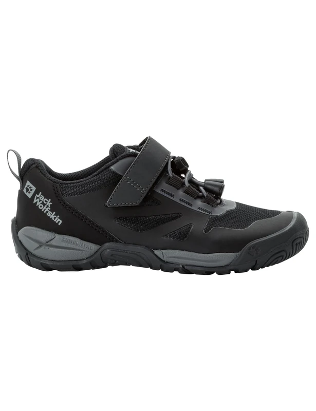Jack Wolfskin Unisex Children's Villi Action Low KWalking Shoe, Black, 8.5 UK