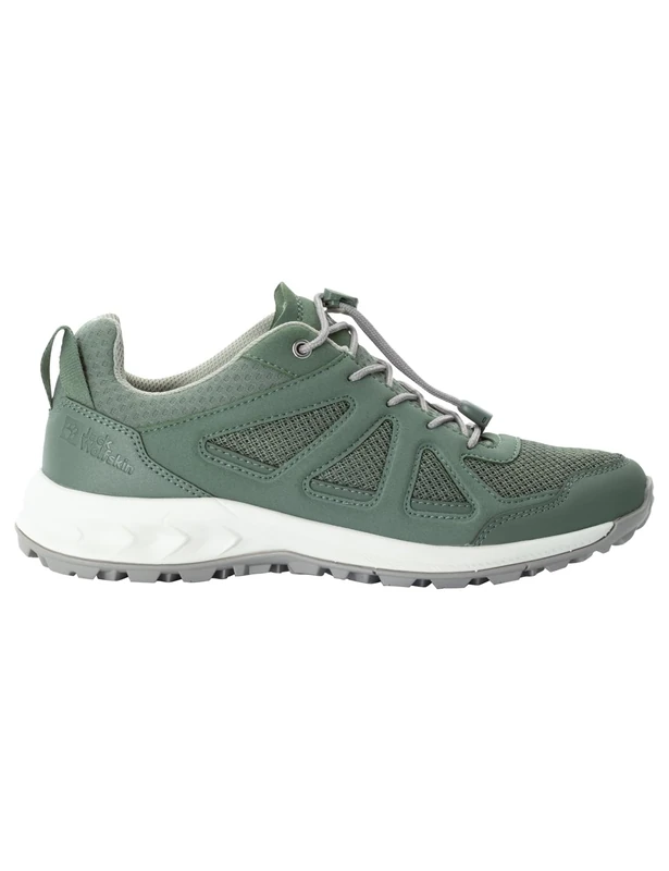 Jack Wolfskin Women's Woodland 2 Vent Low WWalking Shoe, Hedge Green, 3.5 UK