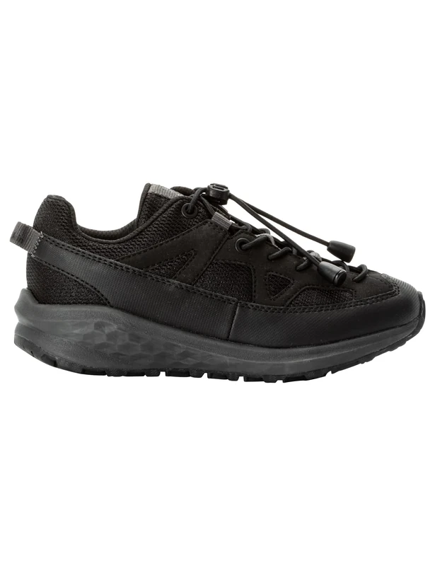 Jack Wolfskin Unisex Children's Villi Low K Trainers, Black, 5 UK