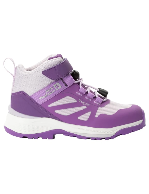 Jack Wolfskin Unisex Children's Villi Hiker Texapore Mid K Walking Shoes, Sea Rose, 5 UK