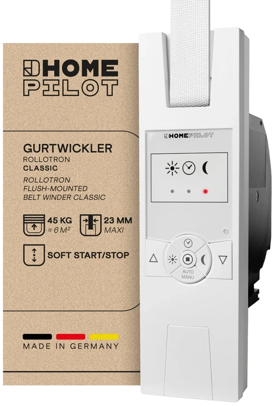 Home Pilot - Gurtwickler Classic, Rollladenantrieb. Elektrischer Gurtwickler | Nachrüstung | Unterputz - 10132345