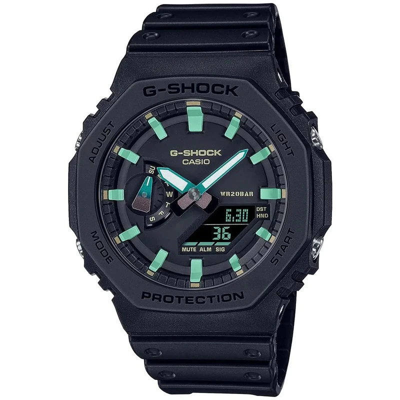 Casio Rust Color Men's Watch, Analogue and Digital, Multifunction, Neobrite hands, 20 ATM - CA.GA-2100RC-1AER - Image 1