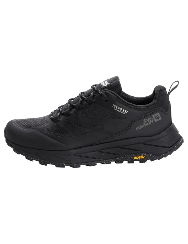 Jack Wolfskin Men's Terraventure Texapore Low M Walking Shoes, Black, 46 EU