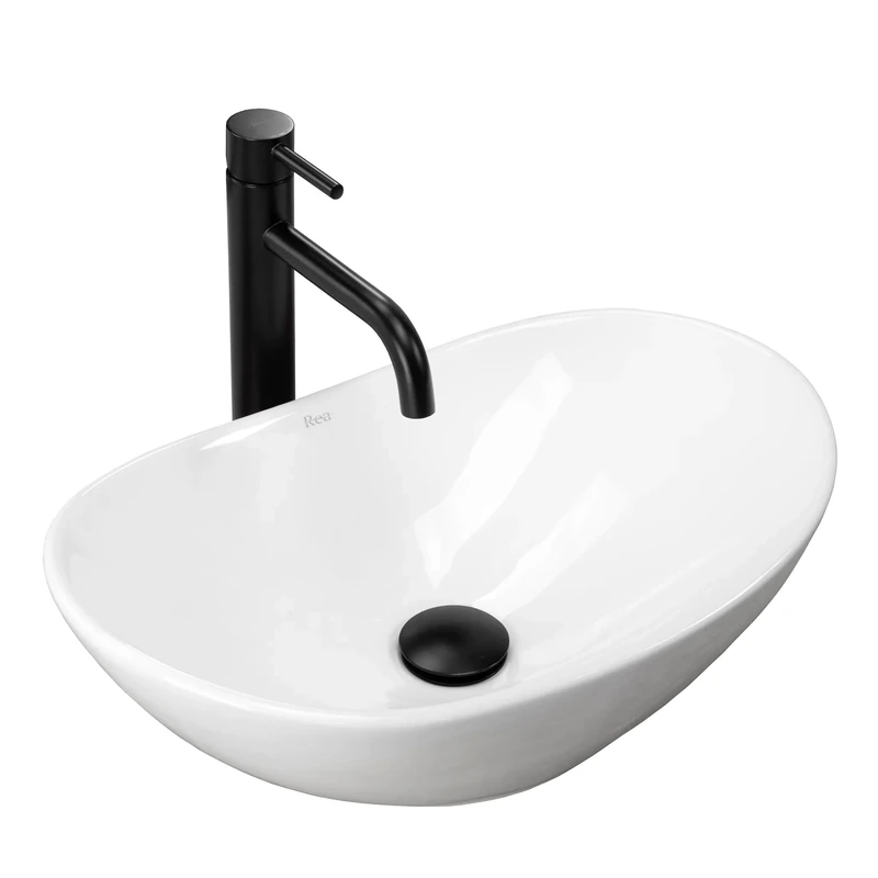Rea Bathroom Sink Made of Ceramic Royal Mini - White - REA-U6507