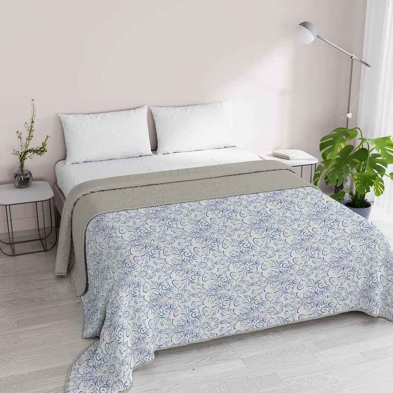 Italian Bed Linen Summer quilt FANTASY, Microfiber, Double 260x270cm, Ornato Tex