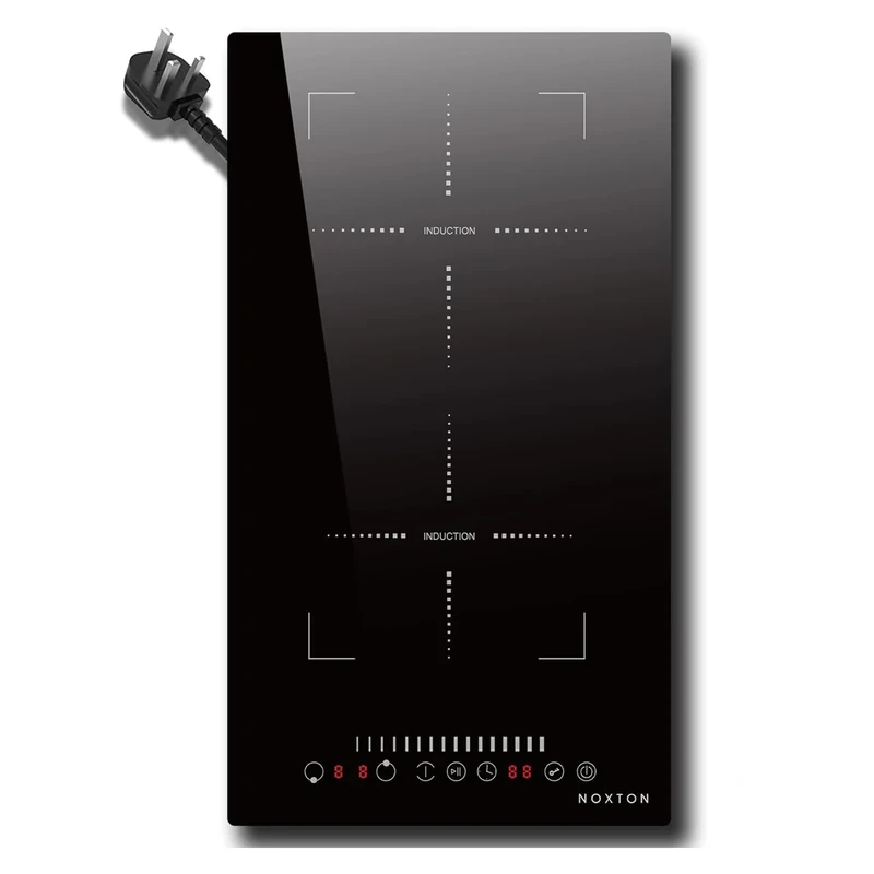 Noxton 30cm Induction Hob - 2800W Flex Zone, Touch Slider Control