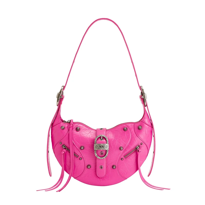 JW PEI Women's Tessa Shoulder Bag - Crushed Bright Pink