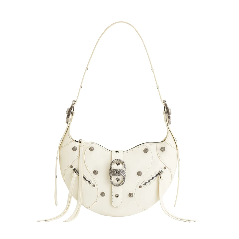 JW PEI Women's Tessa Shoulder Bag - Crushed - White