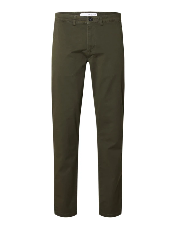 SELECTED HOMME Male Chino 175 Slim Fit Flex, Forest Night, 31 W/34 L