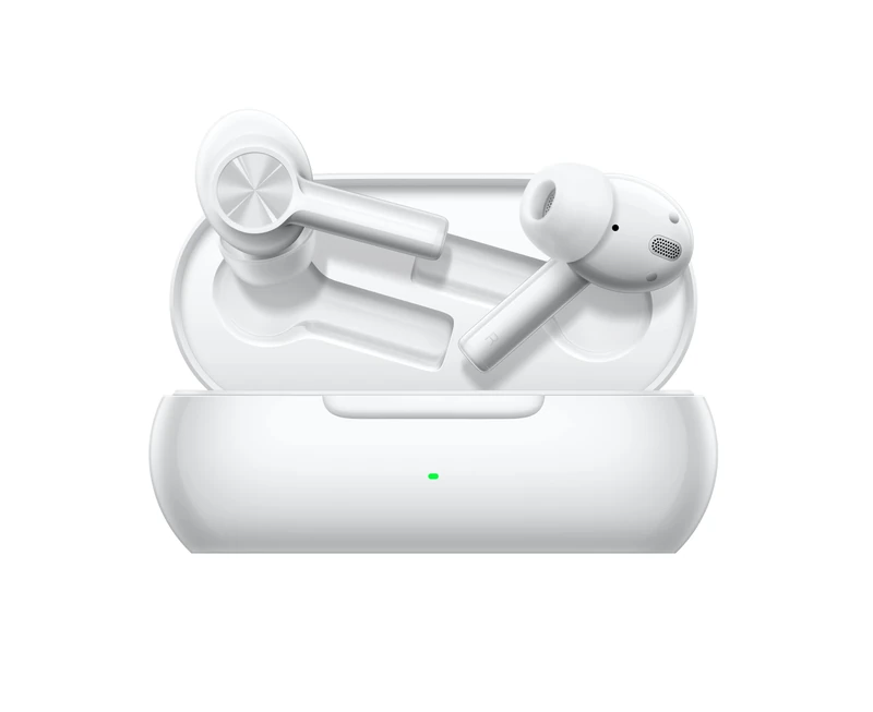 OnePlus Buds Z2 - Wireless Noise-Cancelling Headphones with up to 38 Hours of Battery Life and Dolby Atmos Support - Pearl White (Renewed)