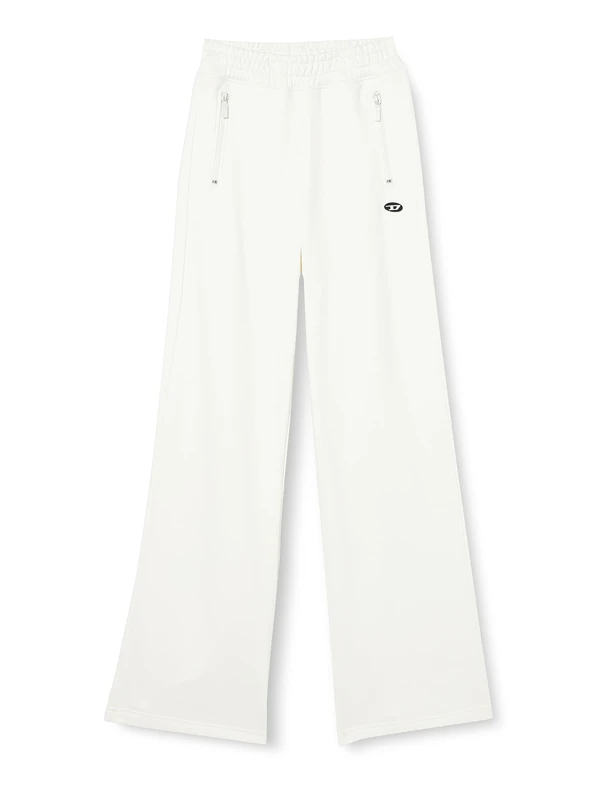 Diesel Women's P-zam-doval-pj Trousers Pants, Off White, XXS