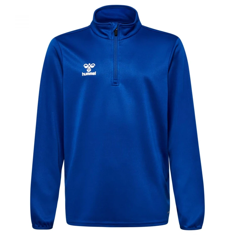 hummel Unisex Children's Hmlessential Half-Zip Kids Sweatshirt True Blue