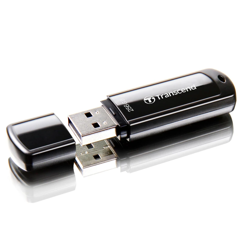 Transcend 256GB JetFlash 700 USB 3.1 Gen 1 Flash Drive USB Stick Black - TS256GJF700