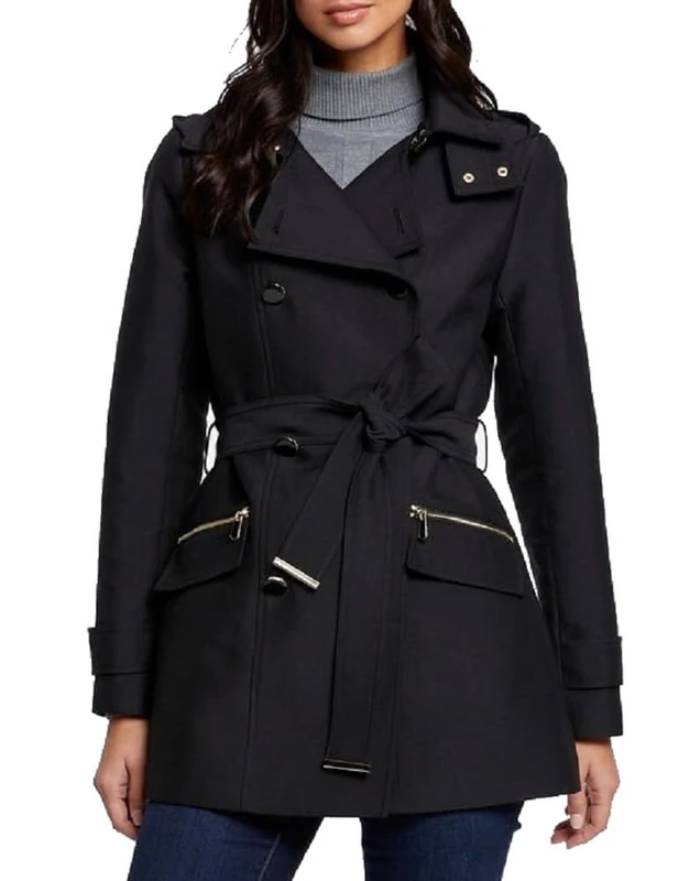 Morgan 241-GLADIA/NOIR/42 Women's Trench Coat