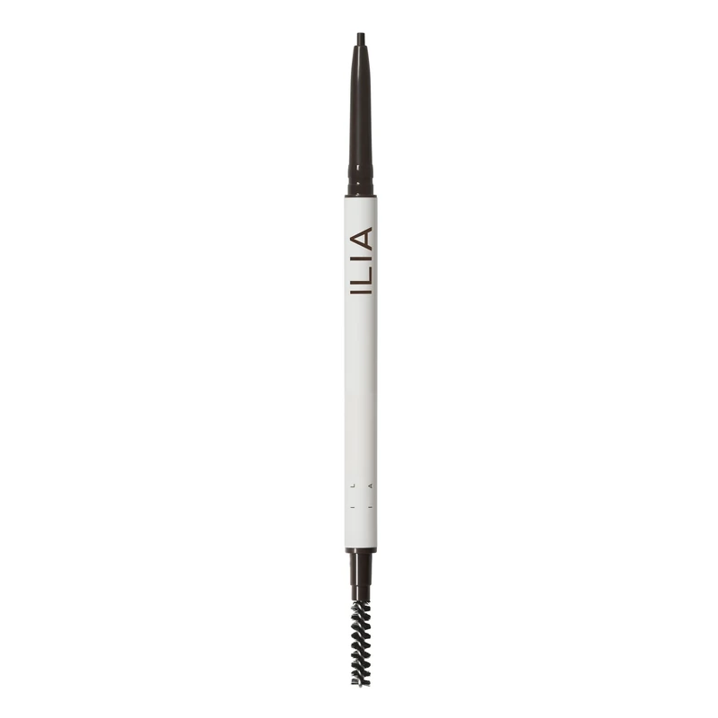 ILIA - In Full Micro-Tip Brow Pencil | Non-Toxic, Vegan, Cruelty-Free, Clean Makeup (Soft Black)