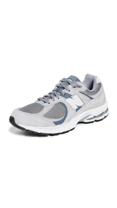 New Balance Men's 2002R Shoes, Steel/Lead/Orca/Silver Mink, 10.5/M